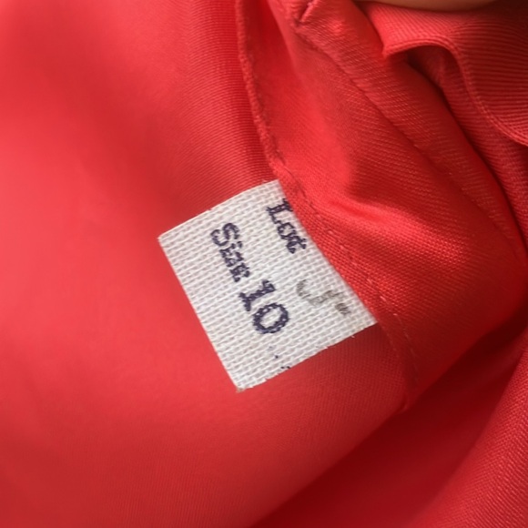 Vintage 60s Coral Two Piece Dress Set - Picture 14 of 16